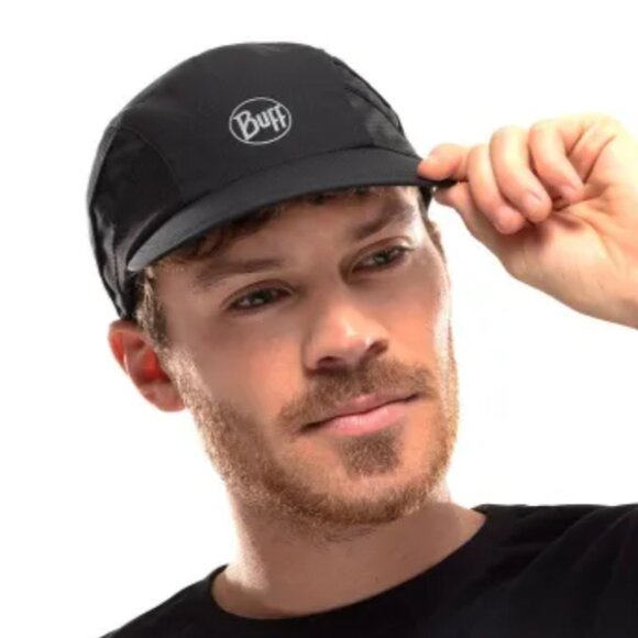 Buff Pro Run Cap, Black - Picture 2 of 7